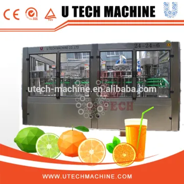 Automatic juice bottle filling machine/glass bottle juice filling machine production line with CE