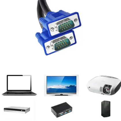 5m VGA Cable for CCTV Surveillance