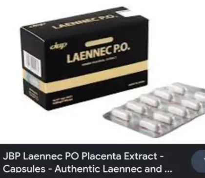 Japan Laennec P. O. 100 Caps Orange