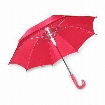 Children's Umbrella, Available in Plastic Crook Handle