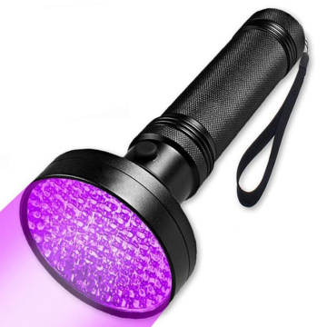Tourche UV LED 128 puissante: idéal pour détecter l'urine pour animaux de compagnie, les scorpions et autres émissions infrarouges