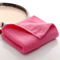 Outdoor sweat absorptio Cotton plain satin sports towel