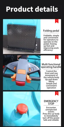 Beiqiang Hydraulic Stacker Pallet - 2 Ton Electric Stacker