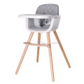 Wooden Baby High Chair For Baby And Toddler