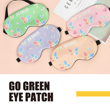 Custom go grüne Baumwolle Augenklappe