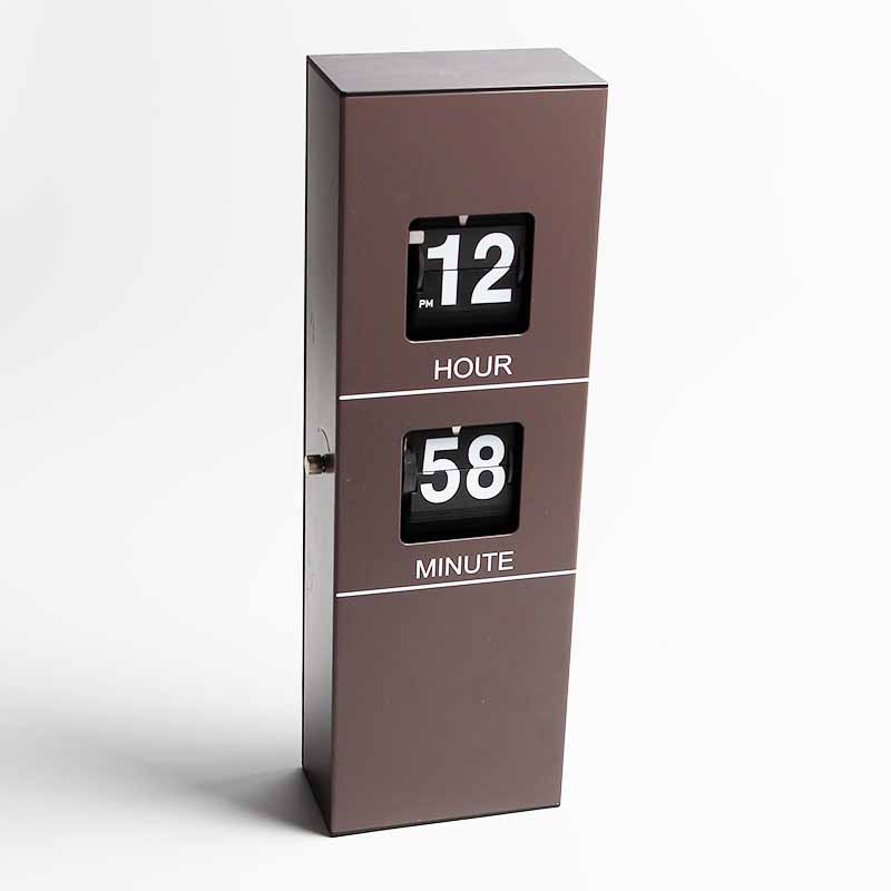 Wall Clock With Brown Color