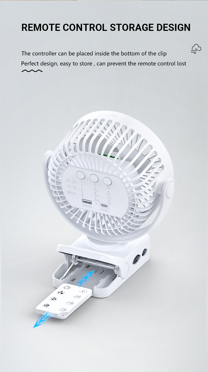 Portable Clip Electric Fan 