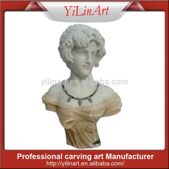 Natural stone marble bust of woman for sale YL-T199