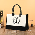 Letter Logo Simplicity Style Reusable Canvas Tote Bag