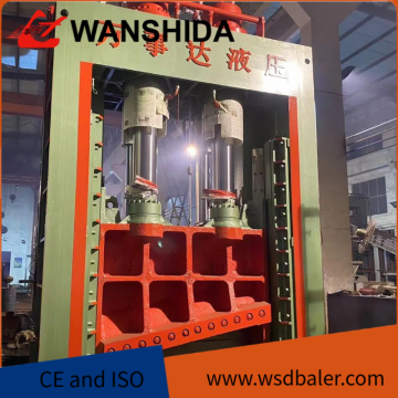 Cisalhamento de sucata de metal do tipo de pórtica pesado