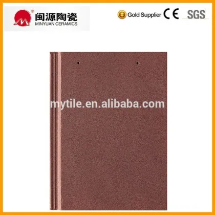 Building material ceramic tile Glazed clay flat roofing tile best selling products roof tile