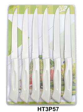 mirror polish steak knives set