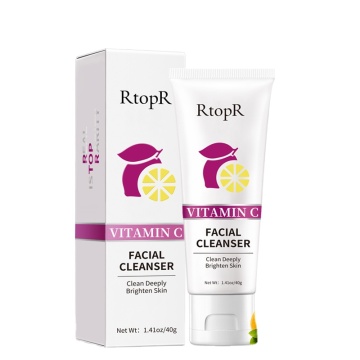 Vc Series Organic Facial Cleanser - Anti-Aging Whitening Deep Cleansing Vitamin C Face Wash