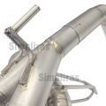 Cat-Back Valved Auspuff Titanium passt Audi R8 4.2L V8 08-12