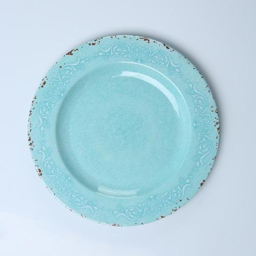 melamine round dessert plate for all serving usage