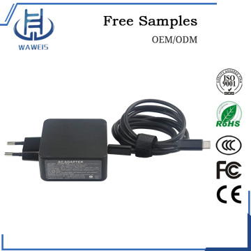 Type-c Power Adapter Charger 45W CE FCC ROHS