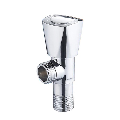 Zinc alloy single way bathroom angle valve