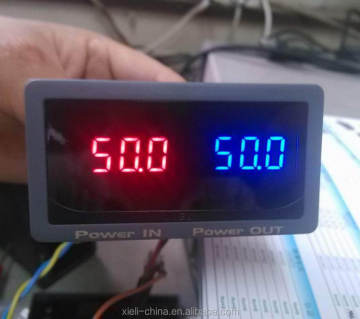 3 1/2 digit dc volt amp dual display panel meter