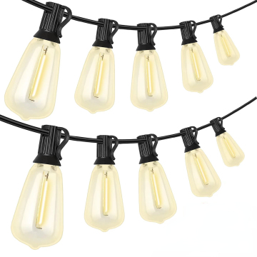 SHENPU Solar Christmas Lights 25LED St38 Outdoor Garden String Lights
