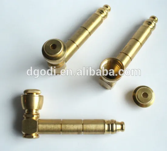 OEM custom high precision brass turning parts brass smoking pipe parts