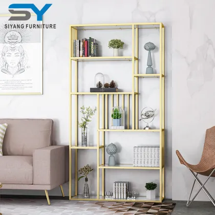 2019 New Design Glass Top Bookshelf for Living Room - SJ005