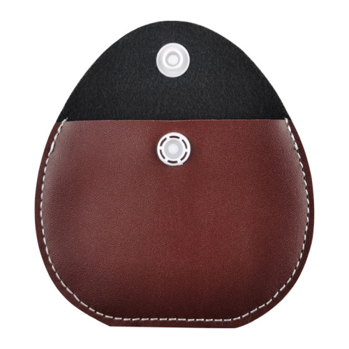 Leather-like Jewelry Pouch for Necklace Ring Storage