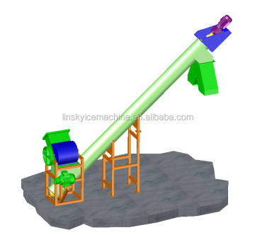 Elektrische industrielle Eisblock -Blockblockmaschine