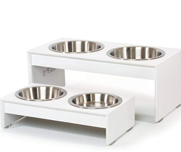 Stainless Steel Raised Pet Bowls