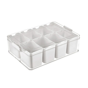 Large Capacity Kitchen Storage Box Set for Fruits, Candies, Spices, and Refrigerator Use