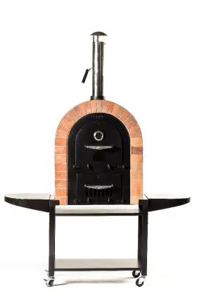 Char broil Charcoal BBQ Grill brick pizza oven clay pizza oven