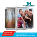 Klare, quadratische Rose-Acryl-Geschenkbox