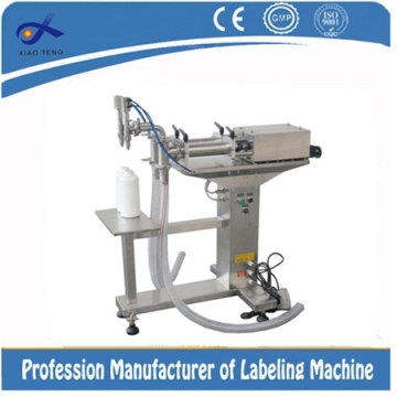 Semi auto double head eliquid filling machine