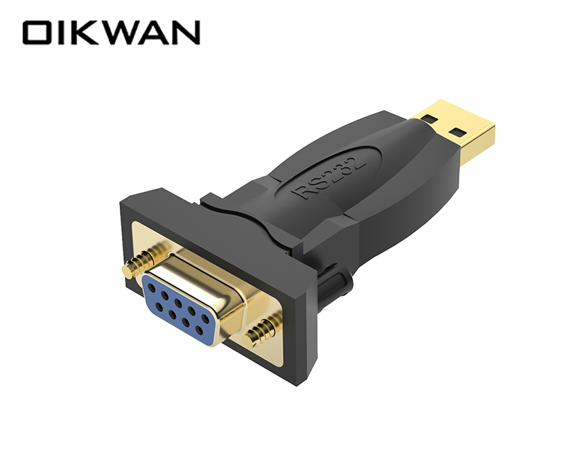 RS232 USB -DB9 F Адаптер USB до RS232 Серийный адаптер 9 PIN -код USB