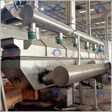 Mesin pengeringan bedengan ferric sulfate vibrating fluid