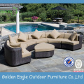 Outdoor aluminium wicker sofa set rattan furniture