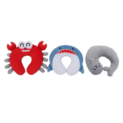 Kids Outdoor Portable Camping Neck Pillow - U Shaped Travel Pillow