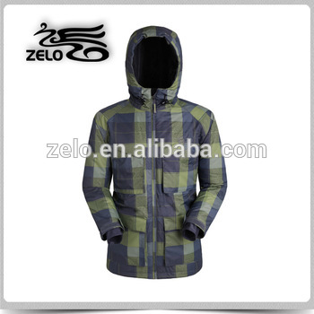 Men's active printed snowboard ski jacket