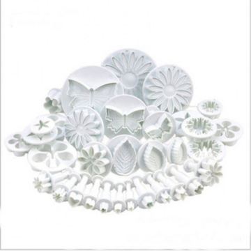 Handmade DIY Kids Custom 33-Piece Plastic Cookie Cutter Set for Cake Decorating