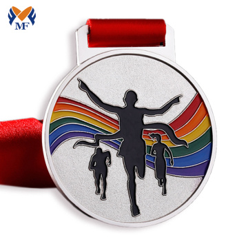 Medalhas de metal de corrida personalizadas personalizadas personalizadas