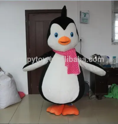 Mascot cute penguin mascot costume plush penguin mascot carnival costume fancy costume party