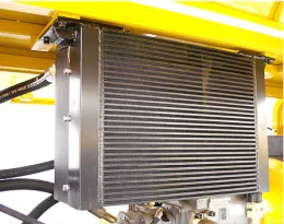 Heat Exchanger for Concrete Pump Vehicle