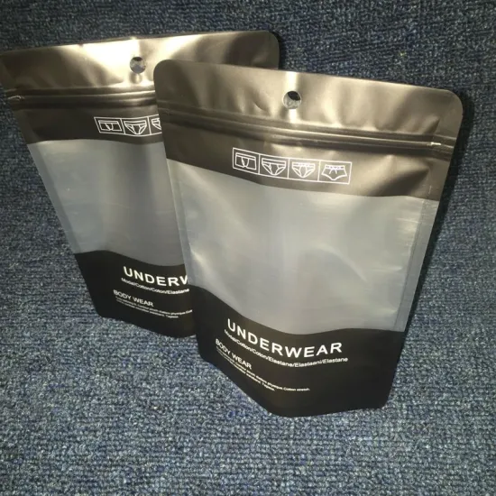 Custom Clothes Packaging Bags For Underwear