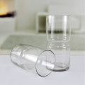 Maison décorative pas cher transparent en verre de fleurs transparent vase