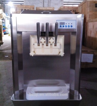 three flavor table top soft serve ice cream machine
