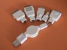White Oem Universal Usb Charger Cable For Mobile Phone / Tv