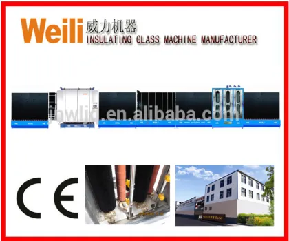 Automatic Vertical glass Double machine price Jinan WEILI