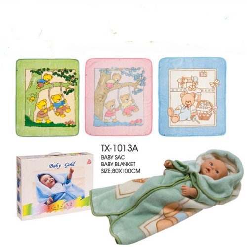 Factory Polyester baby blanket sac