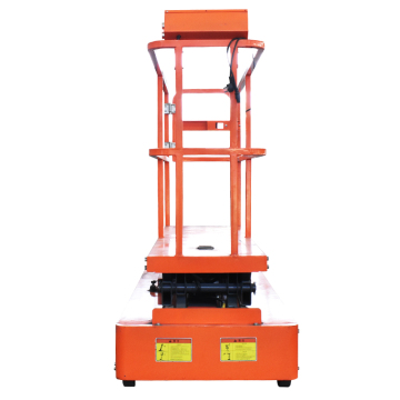 8-Wheel Hydraulic Scissor Lift Platform with 360 Degree Turning for Electric Pipe Rail Trolley in Farm Greenhouse