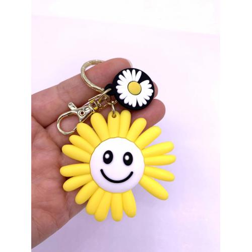 Custom Flower PVC Keychains