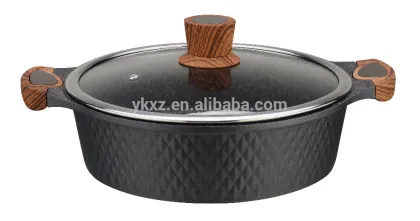 New design hot pot copper pan aluminum cookware